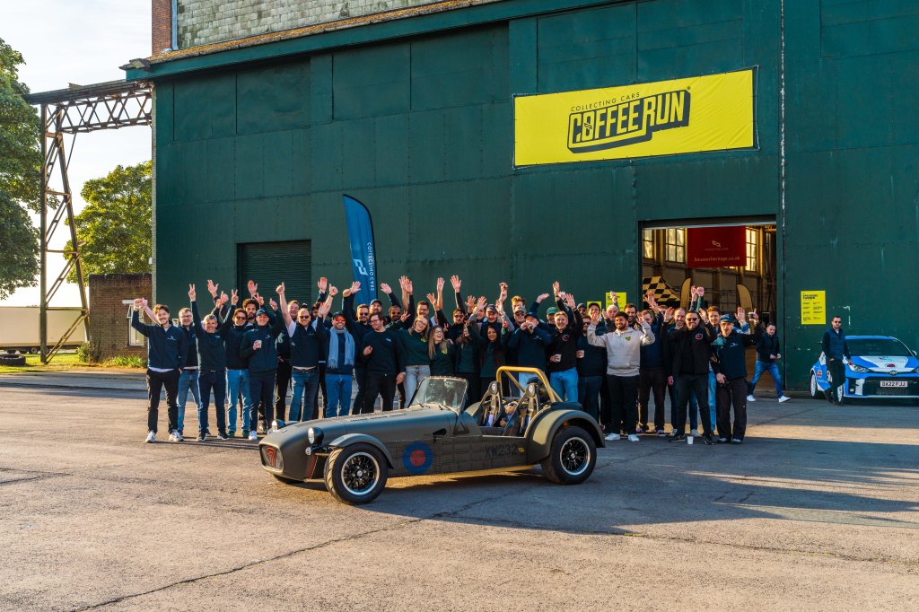 Coffee Run fun at Bicester Heritage