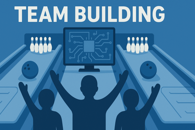 Team Building at a bowling alley