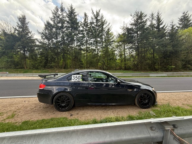 Black DCT BMW e92 m3 at the Nurburgring